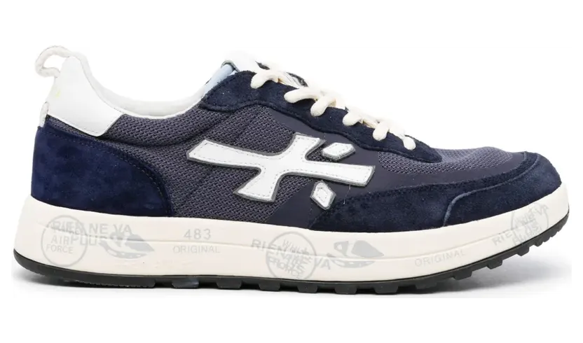 Premiata Low top met logo-applicatie “Blue” (NOUS6658)