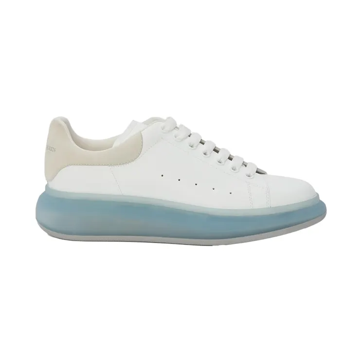 Alexander McQueen Oversized White Blue Sole (667828WIAFA9430)