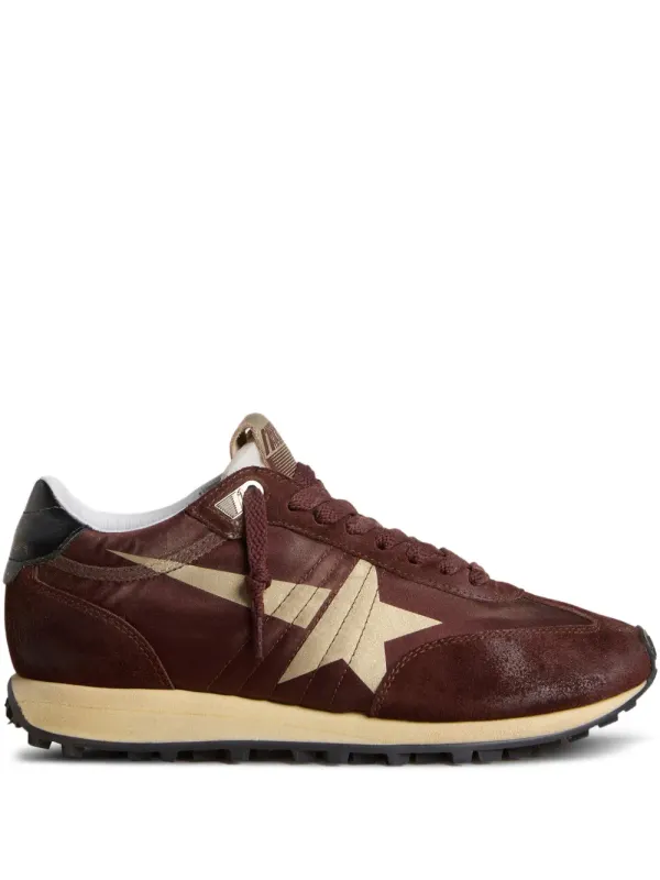 Golden Goose Marathon Sneakers mit Sternpatch – Braun (GWF00683F007841)
