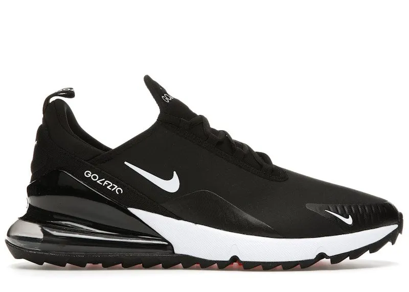 Nike Air Max 270 Golf Black White Black/Hot Punch-White (CK6483-001)