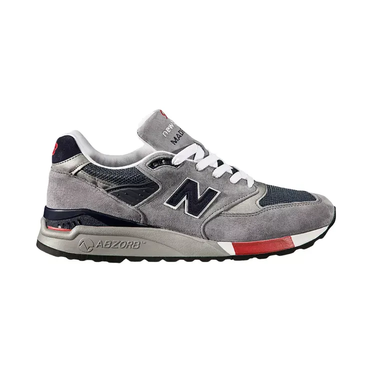 New Balance 998 Grey Navy Red