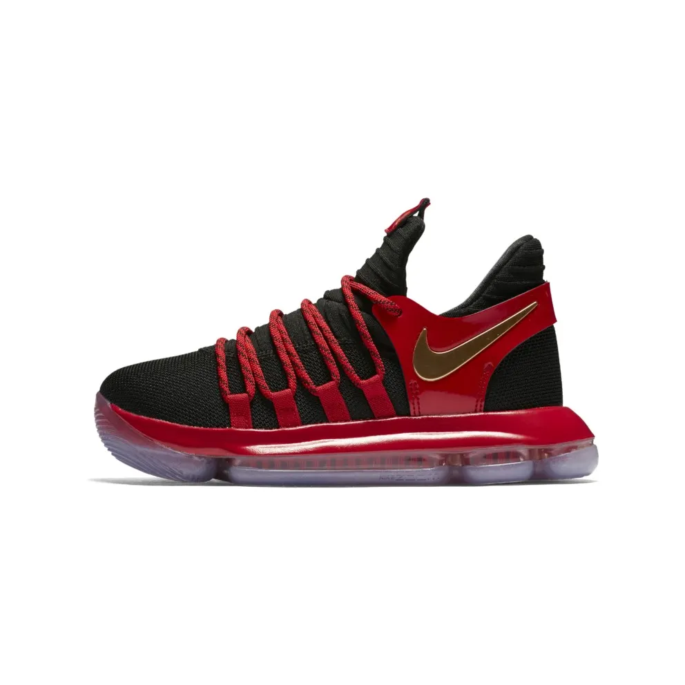 Nike KD 10 Bred (GS) Black/Metallic Gold-University Red-Bright Crimson (AJ7220-076)