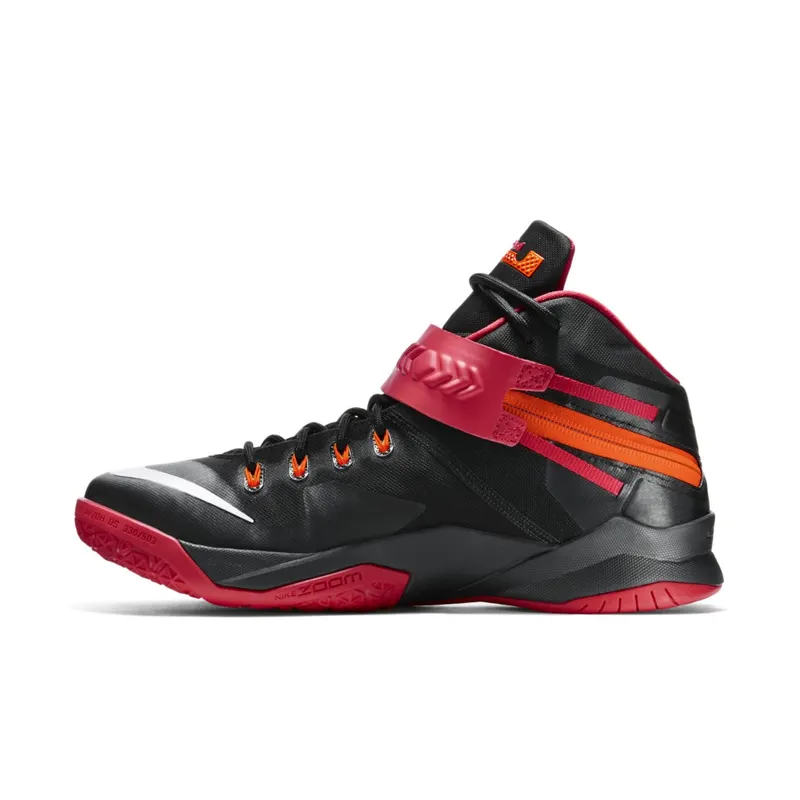 LeBron Soldier 8 Black/University Red-Hyper Crimson-White (653641-016)