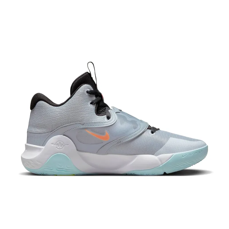 Nike KD Trey 5 X Wolf Grey Volt Crimson (DJ7554-009)