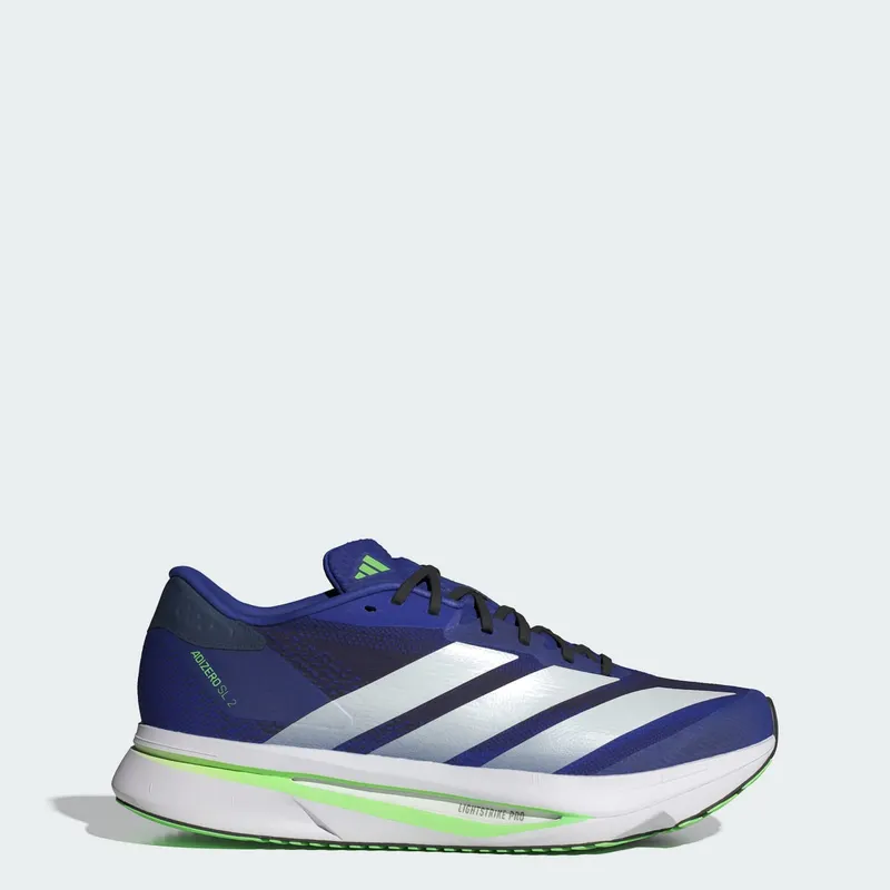 Adidas Adizero SL 2 Lucid Blue / Cloud White / Lime Burst (JQ0347)