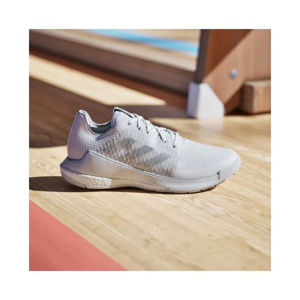 Adidas Crazyflight Volleyball Shoes Cloud White / Silver Metallic / Grey One (IG3970)