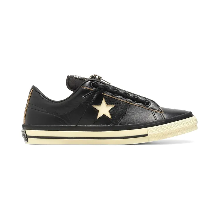 Converse One Star Zip Schott Black White (33702830)