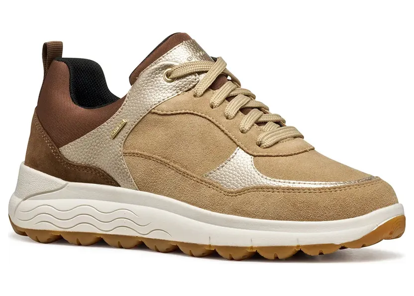 Geox sneaker Donkerbeige/Lichtgoud (D3626D0227B-C5P2L)