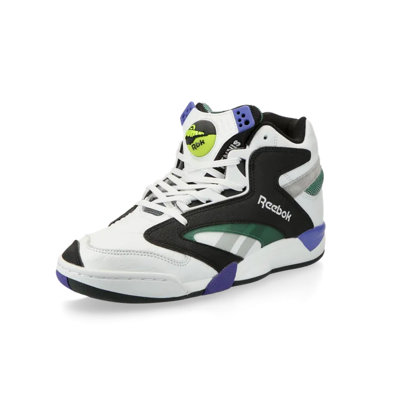 Reebok Shaq Victory Pump Shoes Cloud White / Core Black / Dark Green (H06494)