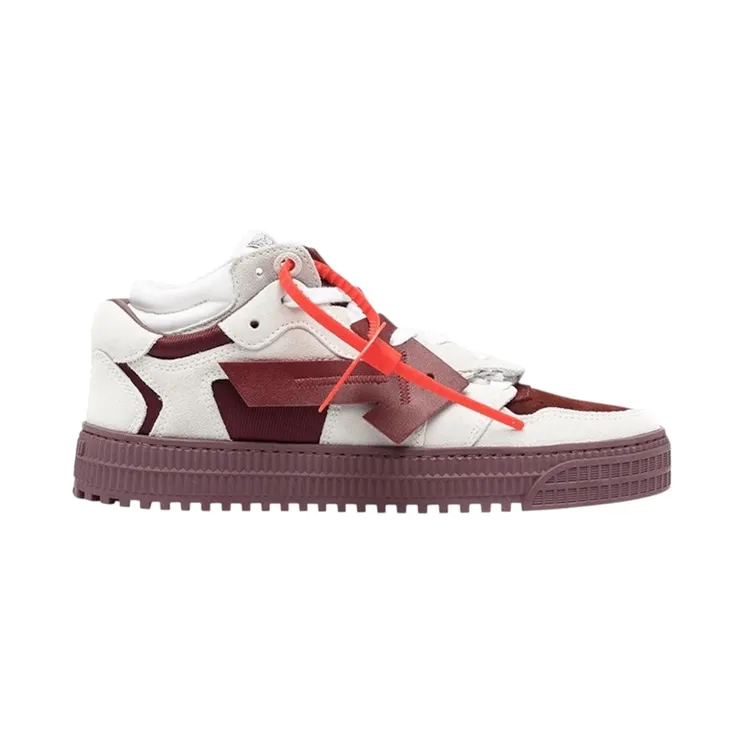 OFF-WHITE 3.0 Floating Arrow White Burgundy (OWIA181E20LEA0010128)