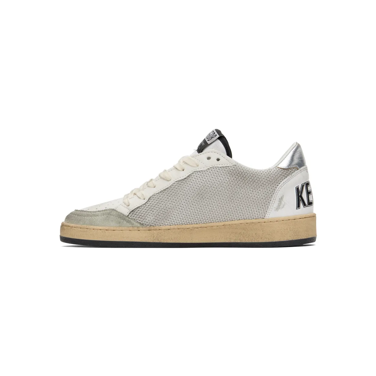 Golden Goose White & Gray Ball Star Sneakers (GMF00117.F003215.81780) (3)