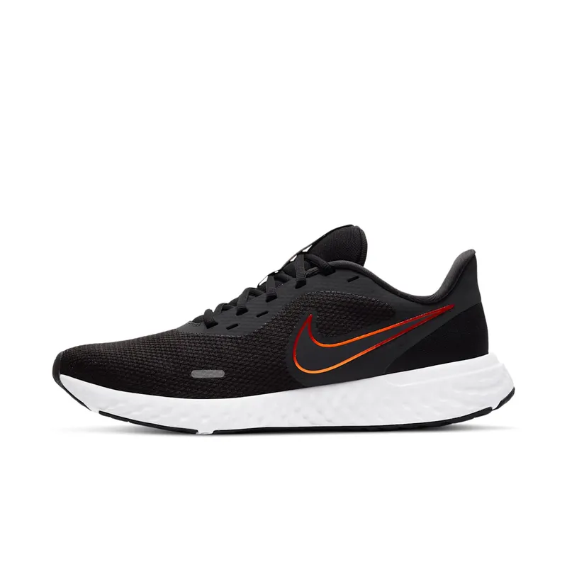 Nike Revolution 5 “Black / Total Orange / Gym Red / Dark Smoke Grey” (BQ3204-014)