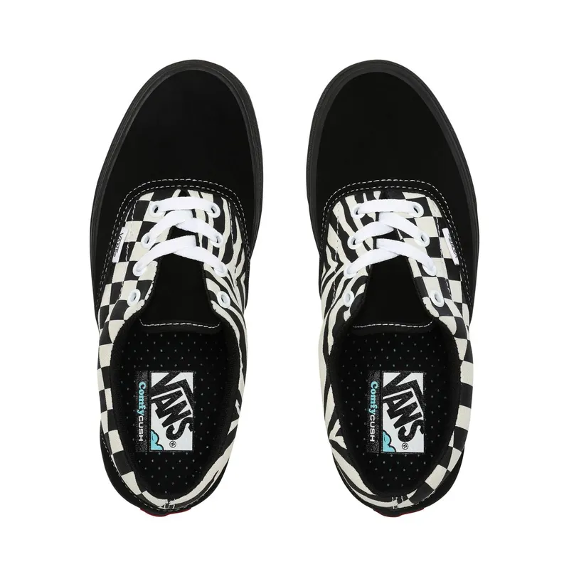 Vans Era ComfyCush ‘Mixed Media – Black Checker’ Antique White/Black (VN0A3WM917Q)