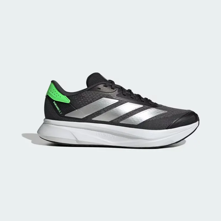 adidas Duramo SL 2 Running “Carbon / Silver Metallic / Lime Burst” (JP9206)