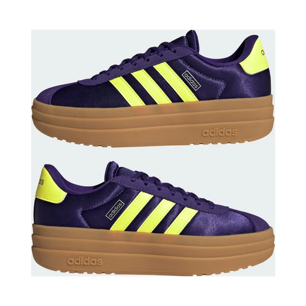 Adidas VL Court Bold Junior Collegiate Purple / Hi-Res Yellow / Silver Metallic (JQ1874)