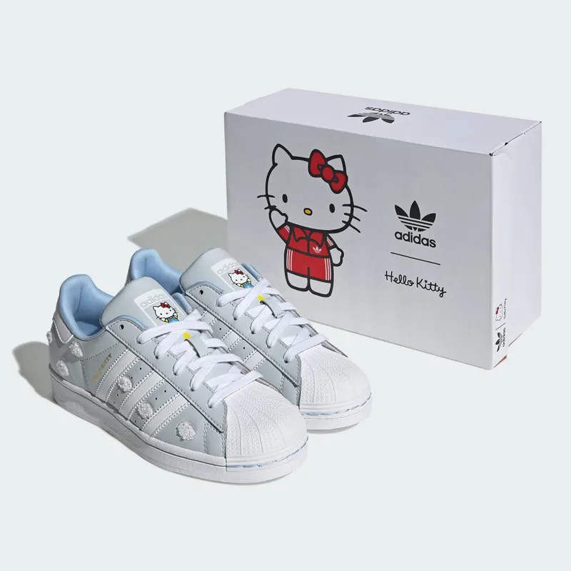 adidas Superstar Hello Kitty Halo Blue Cloud White Glow Blue (IF7021)