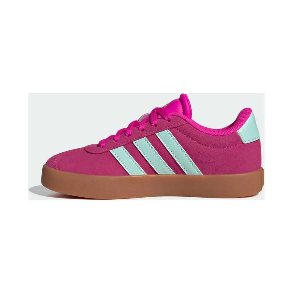 Adidas VL Court 3.0 Kids Shock Pink / Semi Flash Aqua / Lucid Lemon (JS5013)