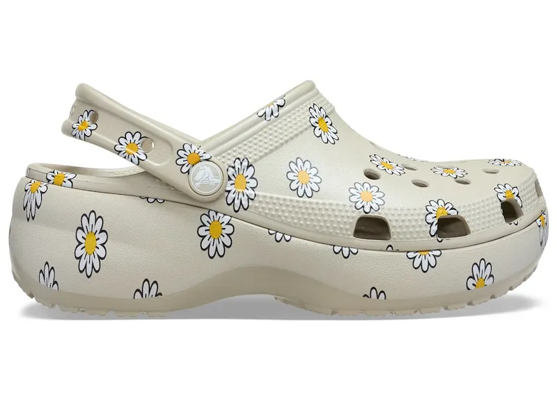 Crocs Classic Platform Floral Clog Meteor (212668-1WY)