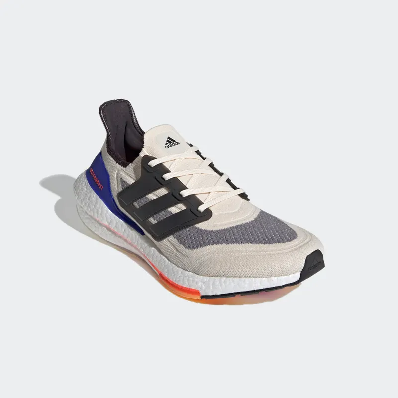adidas Ultraboost 21 Wonder White / Carbon / Solar Red (S23869)