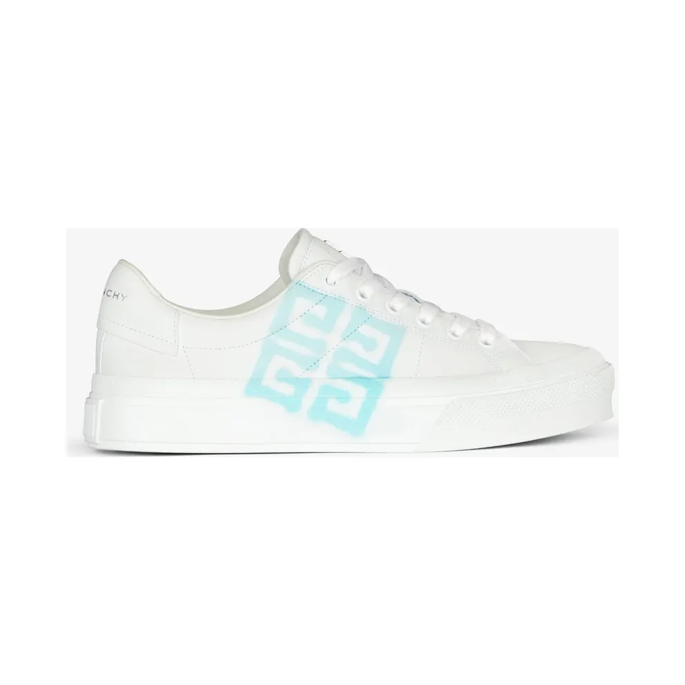 Givenchy Sneakers City sport in leather with tag effect 4G print (BE0027E1JU-148)