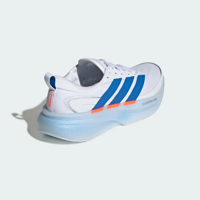 Adidas SUPERNOVA GLIDE Running Shoes Cloud White / Ray Blue / Lucid Orange (KJ1869)