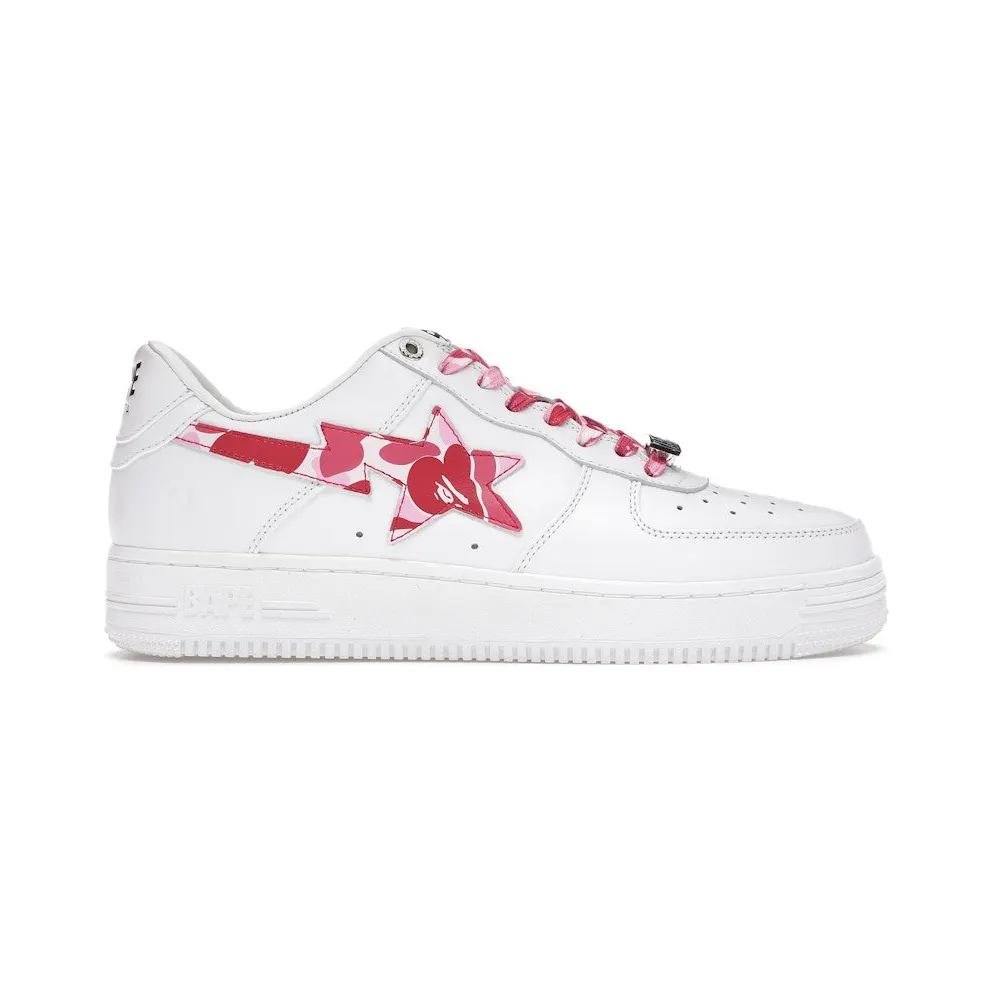 A Bathing Ape Bape Sta Low White ABC Camo Pink (2021) (1H20191045-PNK)