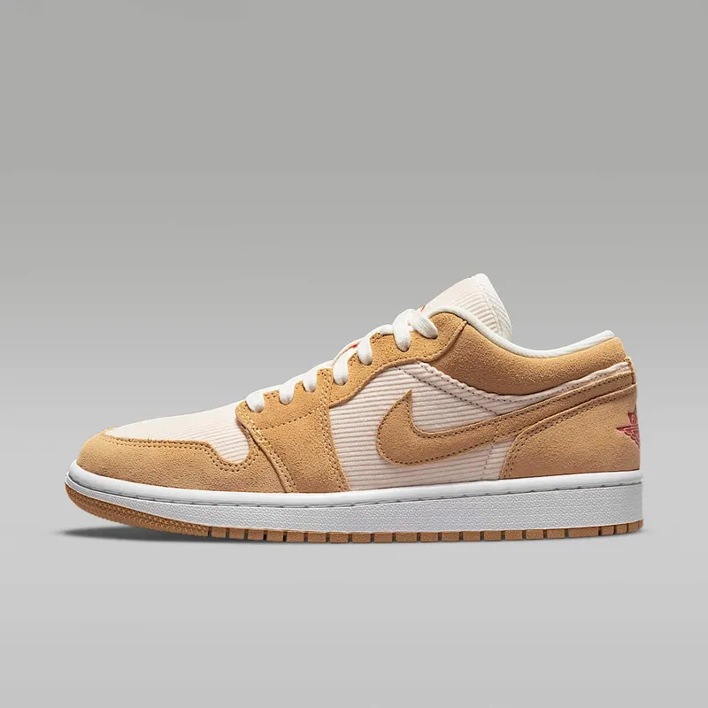 Jordan 1 Low SE Twine Orange Quartz Corduroy (W) (DH7820-700)