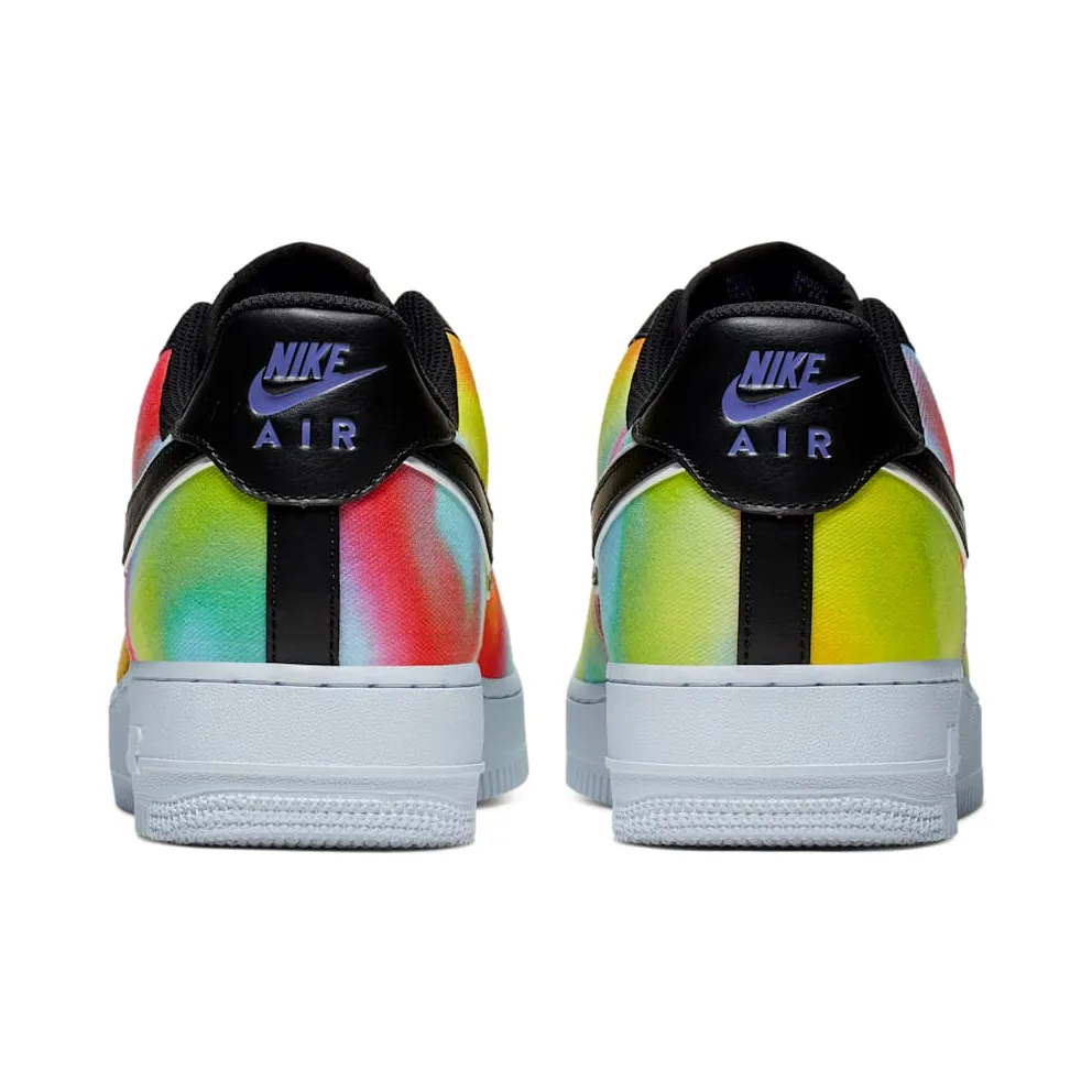 Nike Air Force 1 Low Tie-Dye Black Black/Multi-Color (CK0840-001)