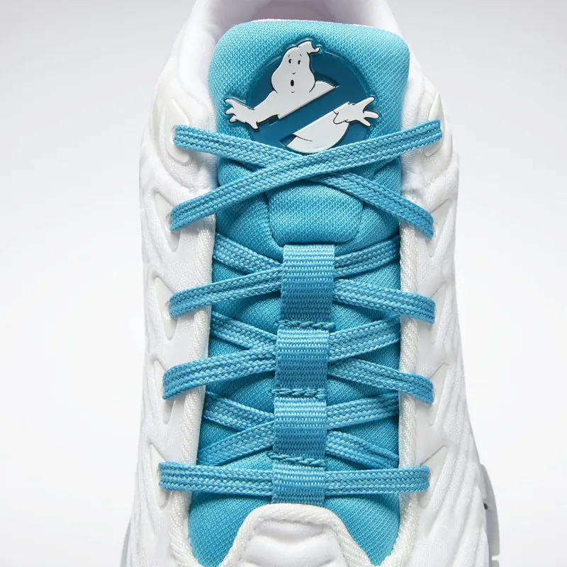 Reebok Ghostbusters Zig Kinetica Shoes White / Feather Blue / Silver Metallic (H03294)