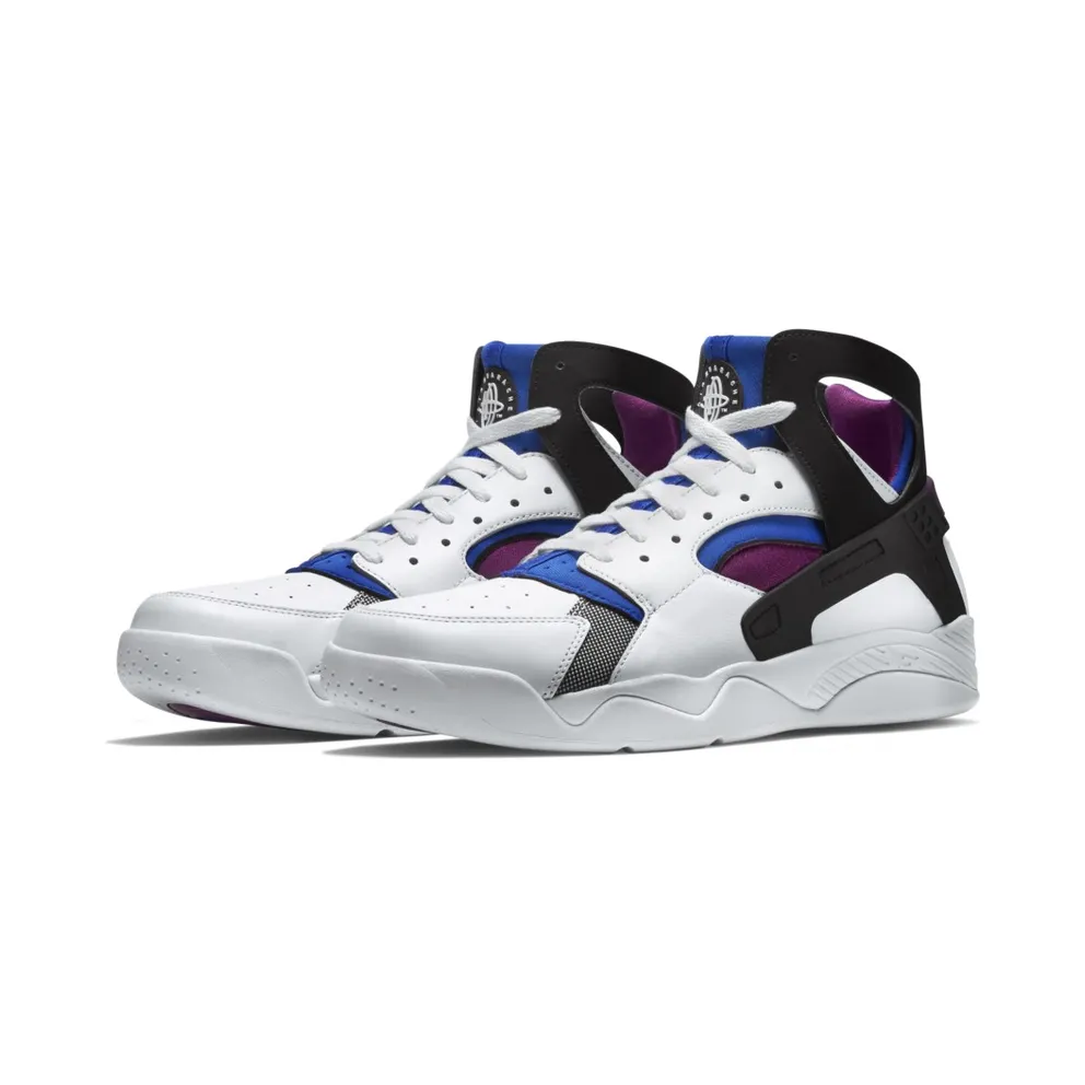 Nike Air Flight Huarache OG White/Black-Lyon Blue-Bld Brry (686203-100)