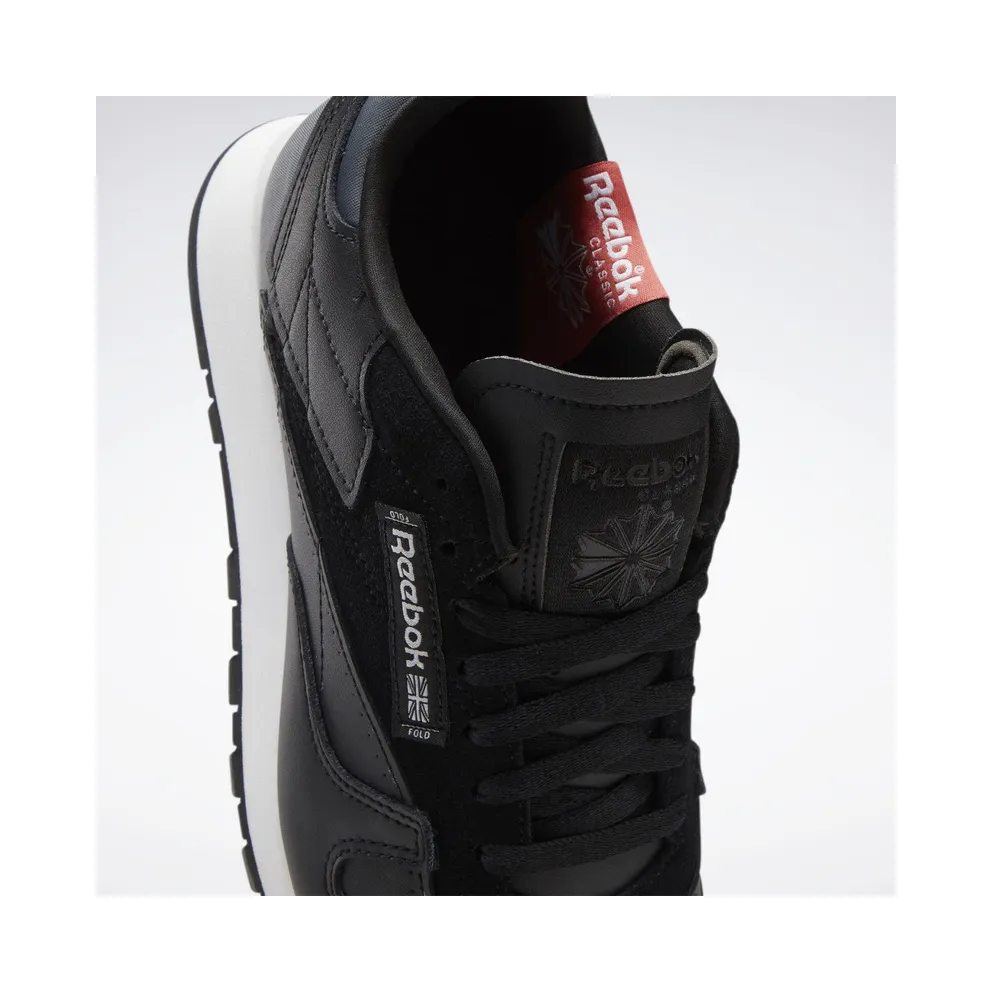 Reebok Classic Leather Make It Yours Shoes Core Black / Cold Grey 6 / Cloud White (GX6191)