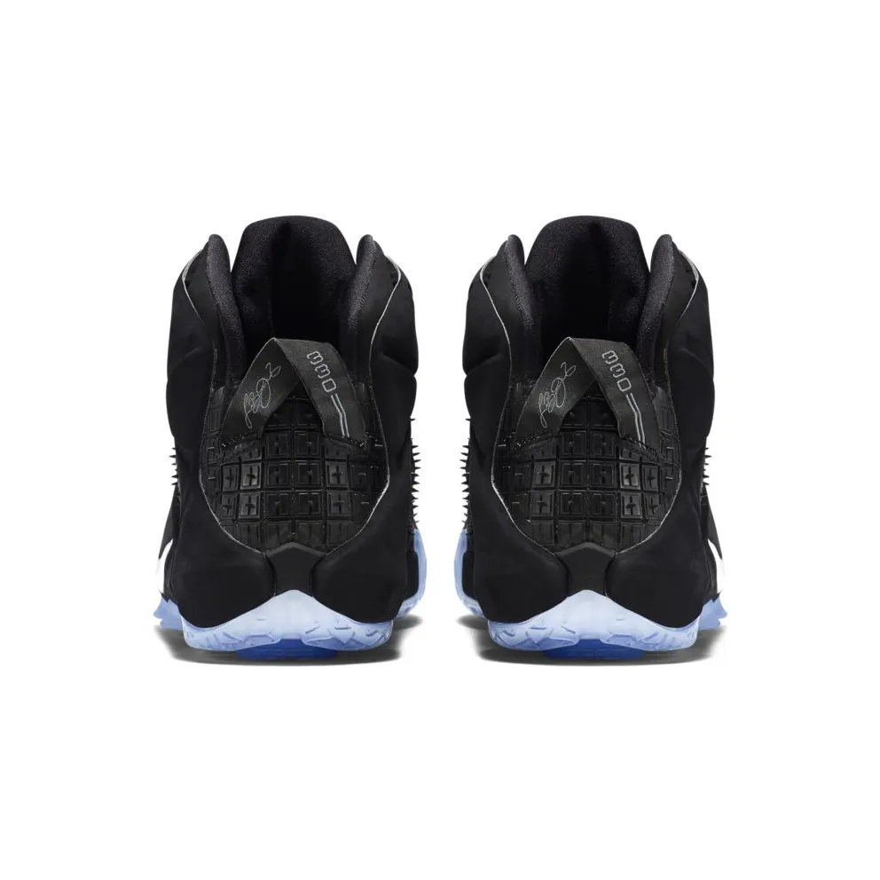 Nike LeBron 12 EXT Rubber City Black/Chrome (744286-001)