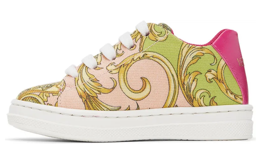Versace Baby Multicolor Barocco Goddess Sneakers (1003554_1A03797_5G260) (3)