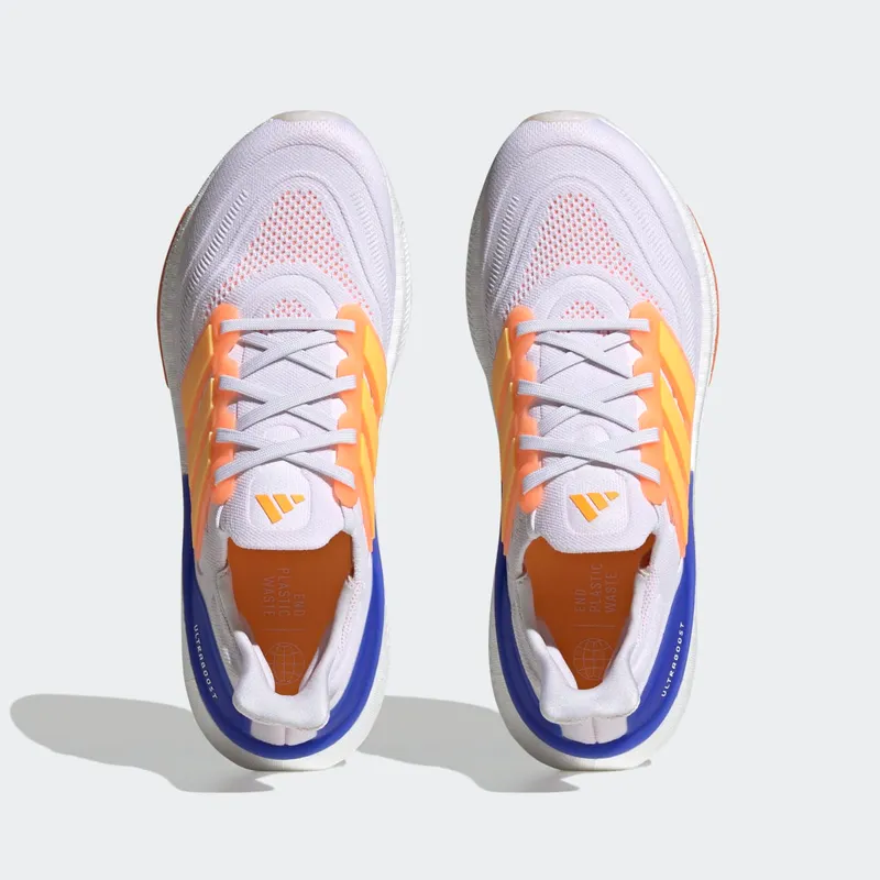 adidas Ultra Boost Light Cloud White Solar Gold Lucid Blue (HQ6352)