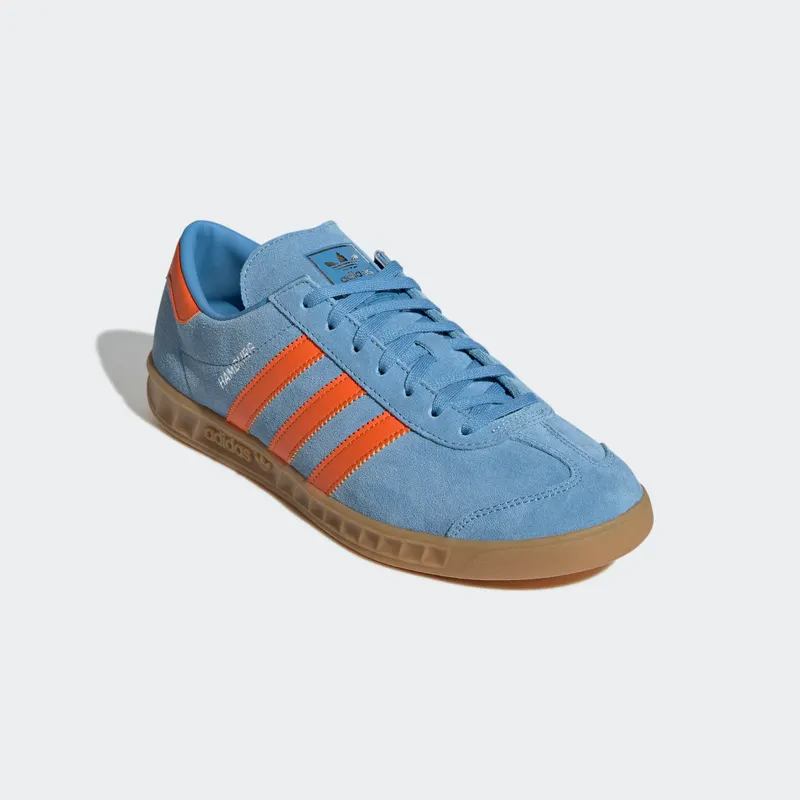Adidas Hamburg Light Blue / Orange / Silver Metallic (GX7223)