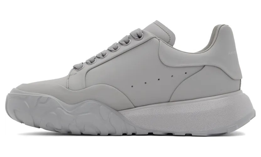 Alexander McQueen Gray New Court Sneakers (705182WICD3) (3)