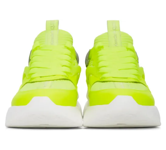 Alexander McQueen Yellow Leather Sneakers (610818W4LY3) (2)