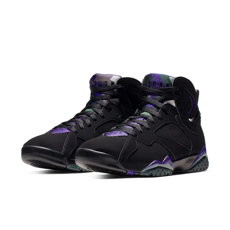 Jordan 7 Retro Ray Allen Bucks Black/Field Purple-Fir-Dark Steel Grey (304775-053)