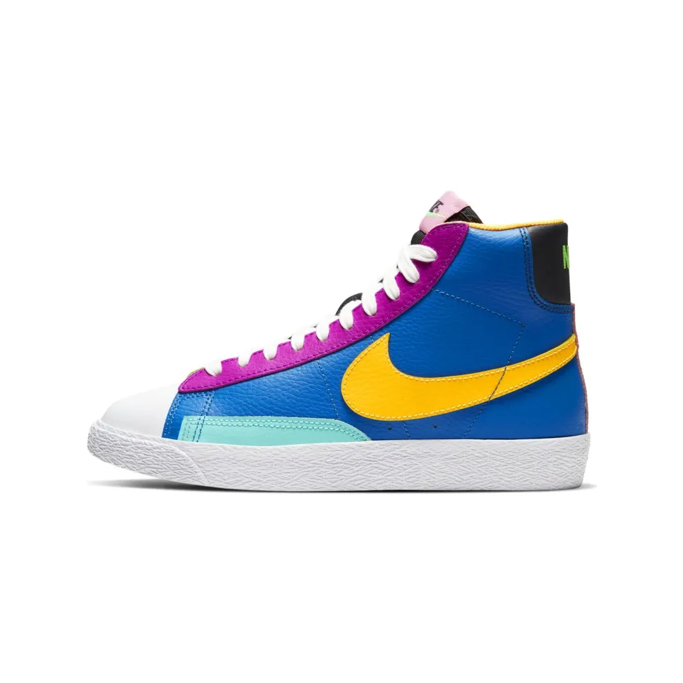 Nike Blazer Mid Multi-Color (GS) Battle Blue/Aurora-Vivid Purple-Laser Orange (CZ9441-400)