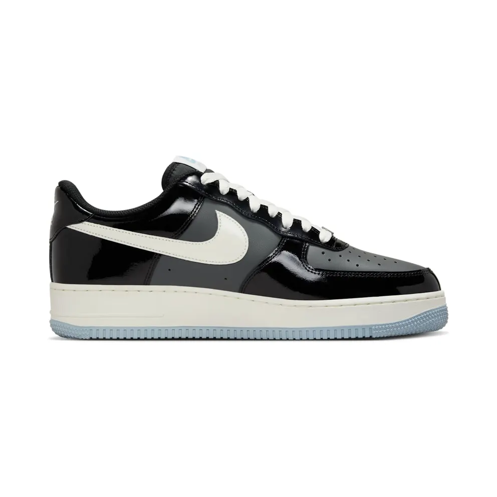 Nike Air Force 1 Low “Black Iron Grey Patent” (IB7676-001)