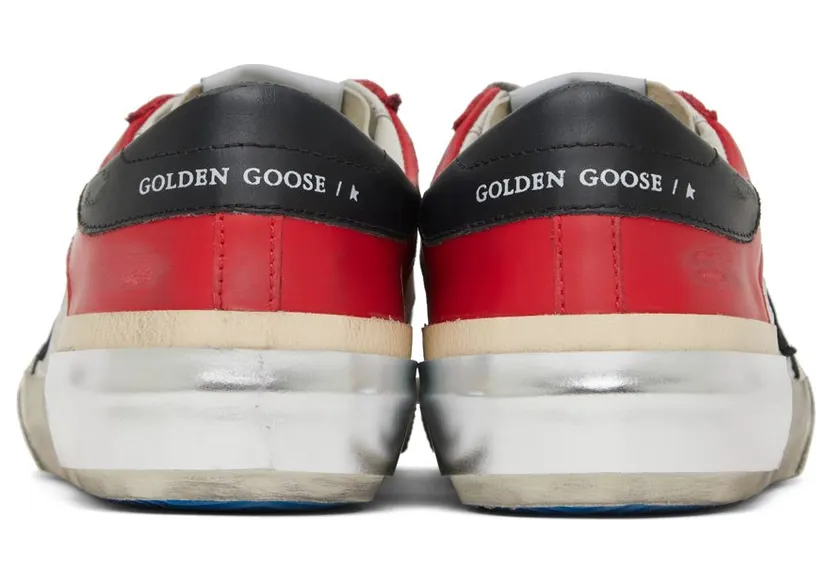 Golden Goose Red & White Super-Star Penstar Low-Top Sneakers (GMF00108.F002556.10435) (2)