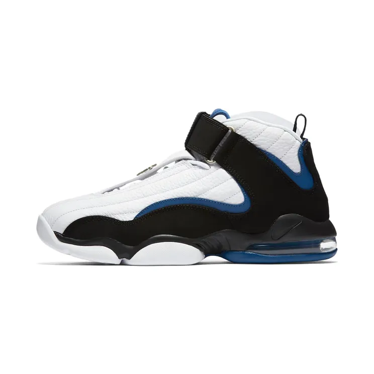 Nike Air Penny IV “White / Atlantic Blue / Black” (864018-100)