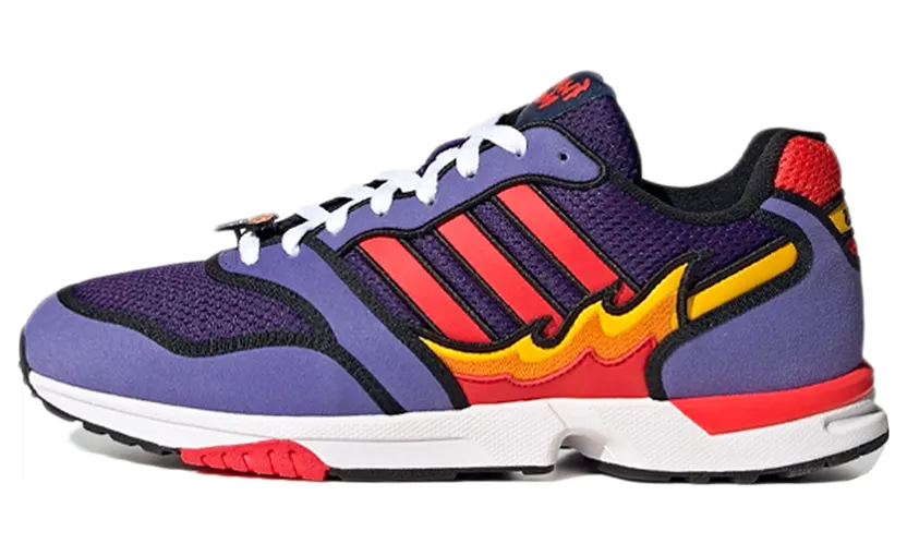 Adidas x The Simpsons ZX 1000 Flaming Moes (2021) – “Purple / Orange / Red” (H05790)