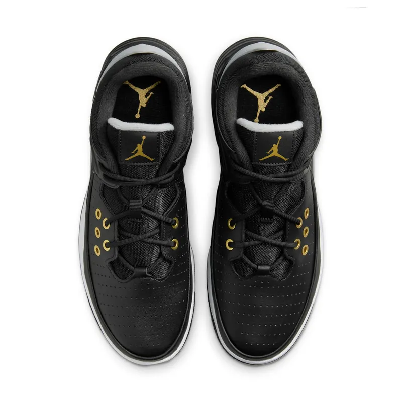 Jordan Max Aura 5 Black White Wolf Grey Metallic Gold (DZ4353-017)