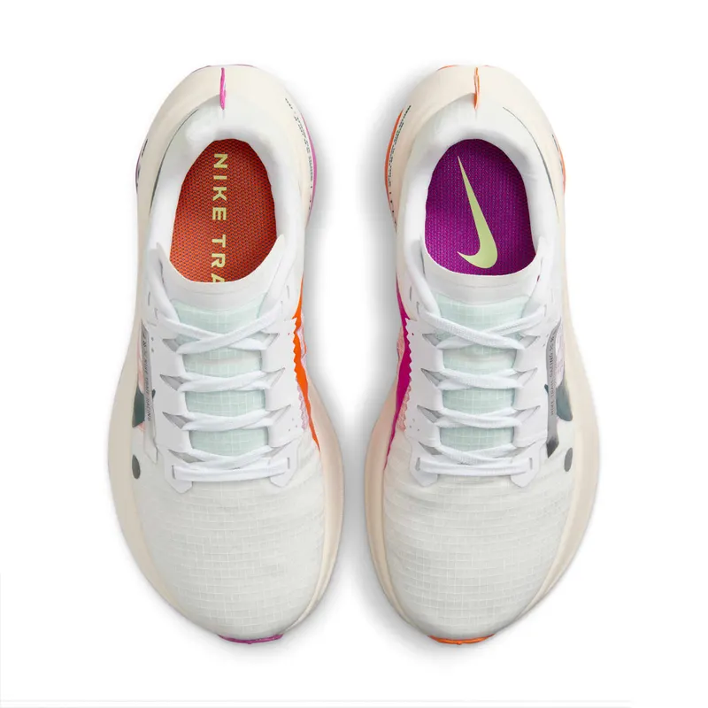 Nike ZoomX Ultrafly Trail White Safety Orange Vivid Grape (DZ0489-101)