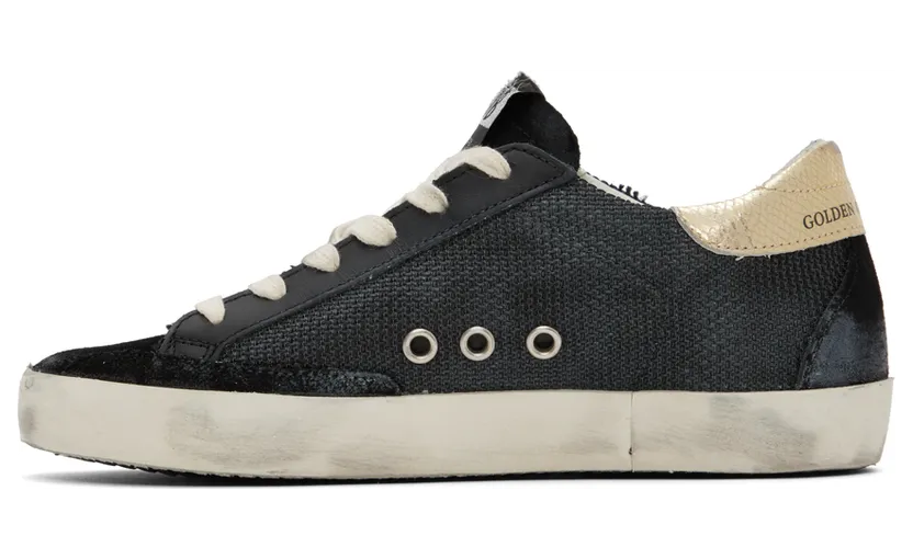 Golden Goose Black Super-Star Low-Top Sneakers (GWF00102.F003177.90329) (3)