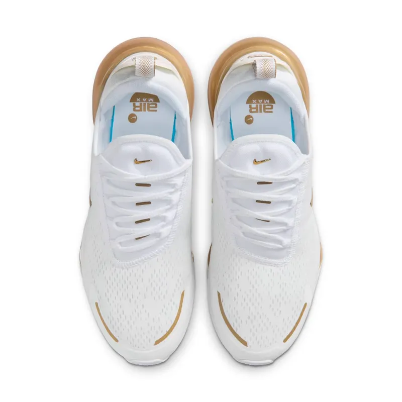 Nike Air Max 270 White / Team Gold / Truly Gold (IO9884-114)