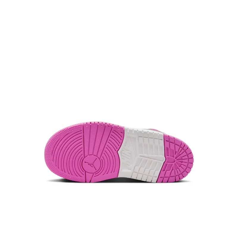 Jordan 1 Mid RM EasyOn PS “Fire Pink White” (FQ1282-601)