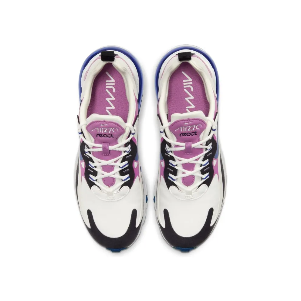 Nike Air Max 270 React Summit White (W) Black/Summit White/Hyper Blue (CI3899-100)