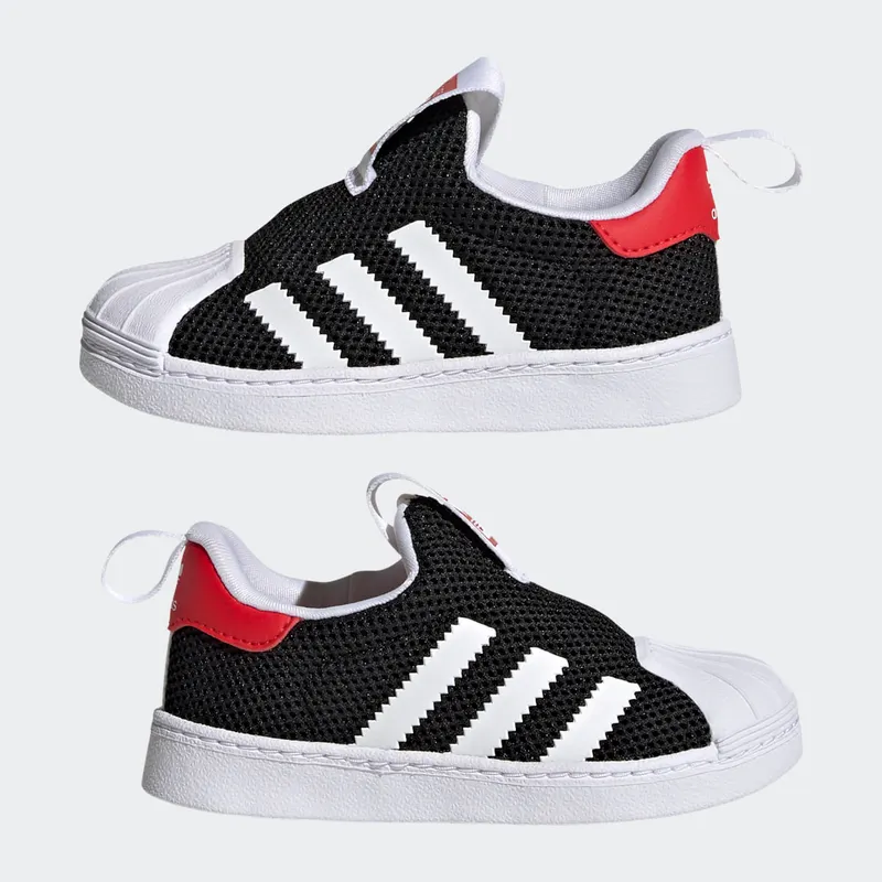 Adidas Superstar 360 Core Black / Cloud White / Vivid Red (GZ5035)